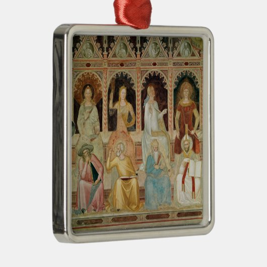 Triumph der katholischen Lehre Silbernes Ornament (Rechts)