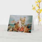 Triumph der Marine Venus | Sebastiano Ricci Karte (Gelbe Blume)