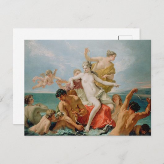 Triumph der Marine Venus | Sebastiano Ricci Postkarte (Vorne/Hinten)
