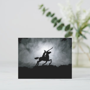 Triumph der Nacht: Ritter im Nebel Postkarte