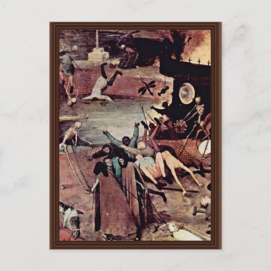 Triumph der Todesdetails durch 0 (beste Qualität) Postkarte (Vorderseite)