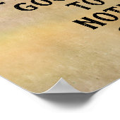 Triumph des Bösen **Zitat Edmund Burke - Druck Poster (Ecke)