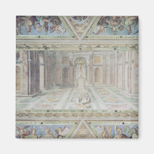 Triumph des Christentums, von den RAPHAEL-Räumen Magnet