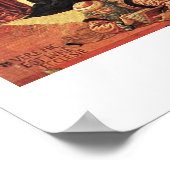 Triumph des hl. Thomas Aquinas von Benozzo Gozzoli Poster (Ecke)