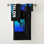 Triumph des Triathlon: Fahren Sie durch das Schwim Badhandtuch Set (Insitu)