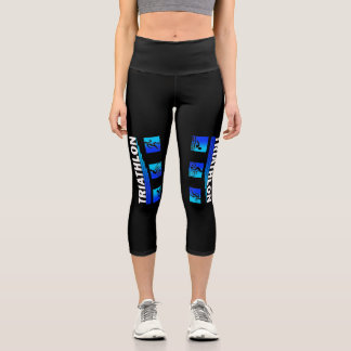 Triumph des Triathlon: Fahren Sie durch das Schwim Capri Leggings