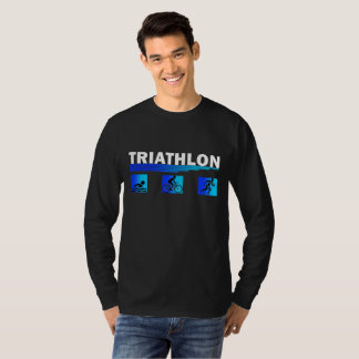 Triumph des Triathlon: Fahren Sie durch das Schwim T-Shirt