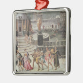 Triumph des Winters Silbernes Ornament (Links)