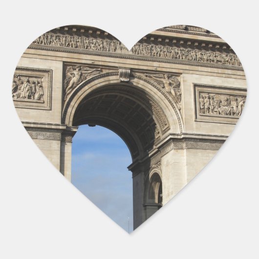 Triumph Herz-Aufkleber (Vorderseite)