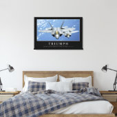 Triumph: Inspiration Zitat 2 Leinwanddruck (Insitu (Schlafzimmer))