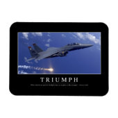 Triumph: InspirationsZitat 1 Magnet (Horizontal)