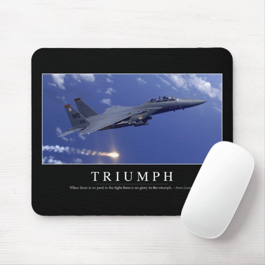Triumph: InspirationsZitat 1 Mousepad (Mit Mouse)