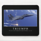 Triumph: InspirationsZitat 1 Mousepad (Vorne)