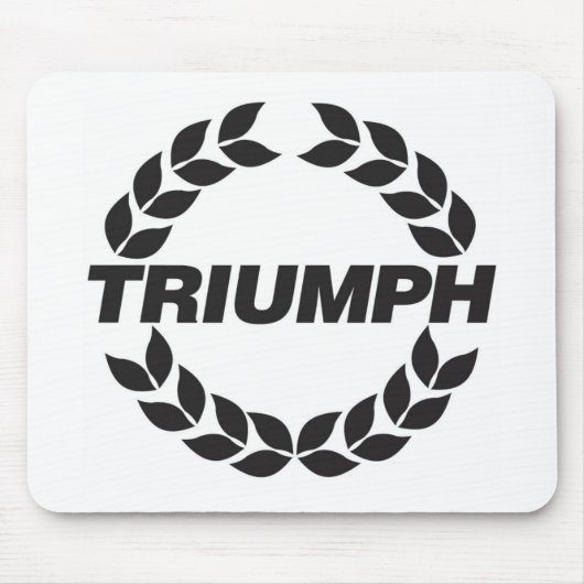 Triumph-Logo-Mauspad mit Kranz Mousepad (Vorne)