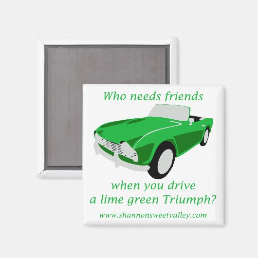 Triumph Magnet Square (Vorderseite/Rückseite)