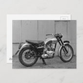 Triumph MC Motorrad Vintages Foto Postkarte (Vorne/Hinten)