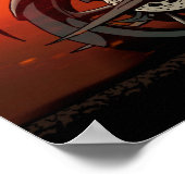 Triumph Motorrad Triple Print 26x20' Poster (Ecke)