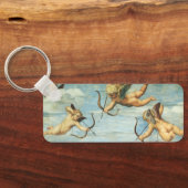 Triumph of Galatea Angels detail by Raphael Sanzio Schlüsselanhänger (Rückseite)