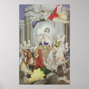 Triumph of King Louis XIV  of France Poster