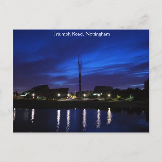 Triumph Road, Nottingham Postkarte (Vorderseite)