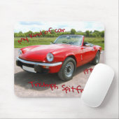 Triumph Spitfire Mousepad (Mit Mouse)