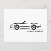 Triumph Spitfire Postkarte (Vorderseite)