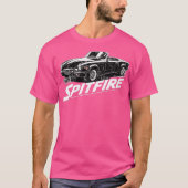 Triumph Spitfire Swash Design Familie T-Shirt (Vorderseite)