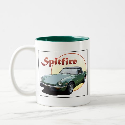 Triumph Spitfire Zweifarbige Tasse (Links)