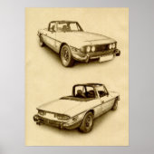 Triumph Stag Poster (Vorne)