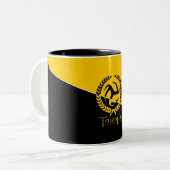 Triumph-Tasse Zweifarbige Tasse (Vorderseite Links)