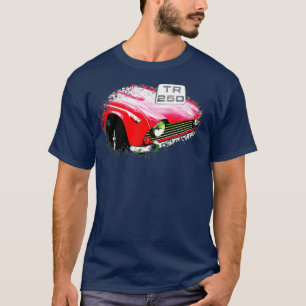 Triumph TR250 1960er Britische Klassiker mit T-Shirt