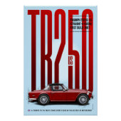 Triumph TR250 Poster (Vorderseite)