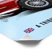 Triumph TR250 Poster (Ecke)