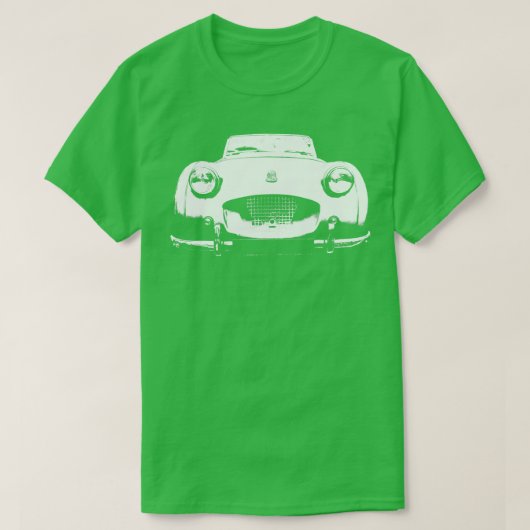 Triumph TR2 1950er Britischer Klassiker mit Monobl T-Shirt (Design vorne)