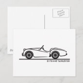Triumph TR2 Postkarte (Vorne/Hinten)