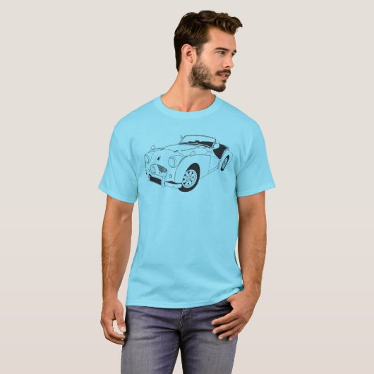 Triumph TR2 T - Shirt (Vorne ganz)