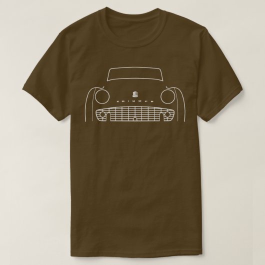 Triumph TR3 Kontur Lon T-Shirt (Design vorne)