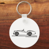 Triumph TR3 Schlüsselanhänger (Vorderseite)