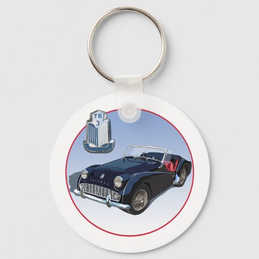 Triumph TR3 Schlüsselanhänger (Vorderseite)
