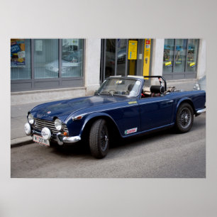 Triumph TR4 A Poster