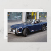 Triumph TR4 A Postkarte (Vorne/Hinten)