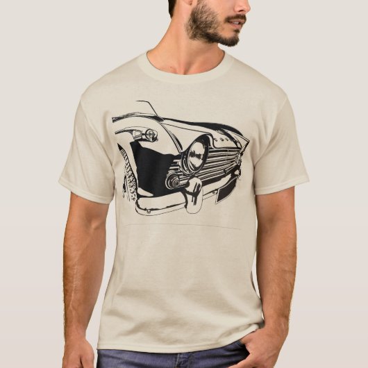 Triumph TR4 Eine dynamische Autofahrt T-Shirt (Vorderseite)