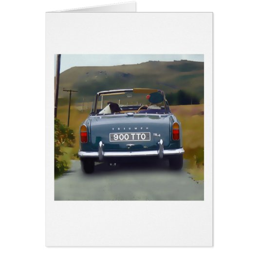 Triumph TR4 Karte (Vorne)