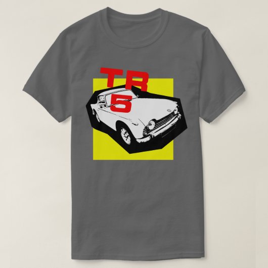 Triumph TR5 Klassisches feines Retro T-Shirt (Design vorne)