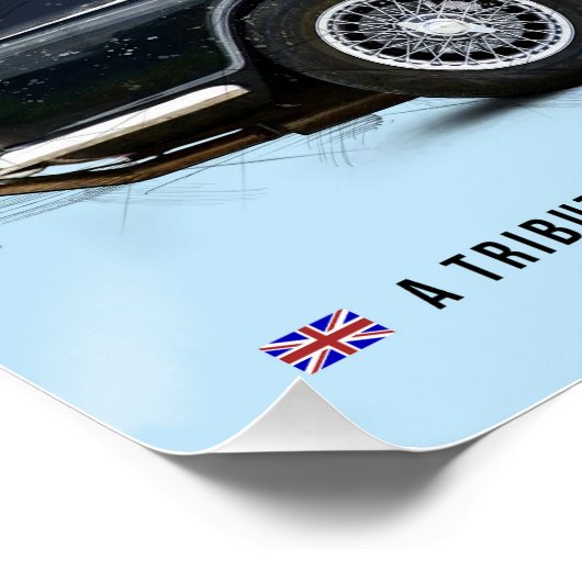 Triumph TR5 Poster (Ecke)