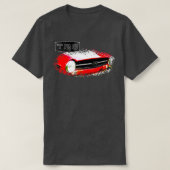 Triumph TR6 1970er Britische klassische Elemente m T-Shirt (Design vorne)