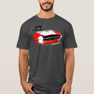 Triumph TR6 1970er Britische klassische Elemente m T-Shirt