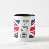 Triumph TR6 Flag Logo Tasse (Zentrum)
