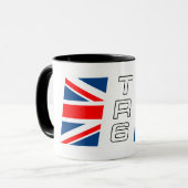 Triumph TR6 Flag Logo Tasse (Vorderseite Links)