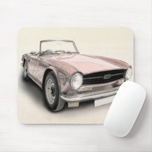 Triumph TR6 Mousepad (Mit Mouse)
